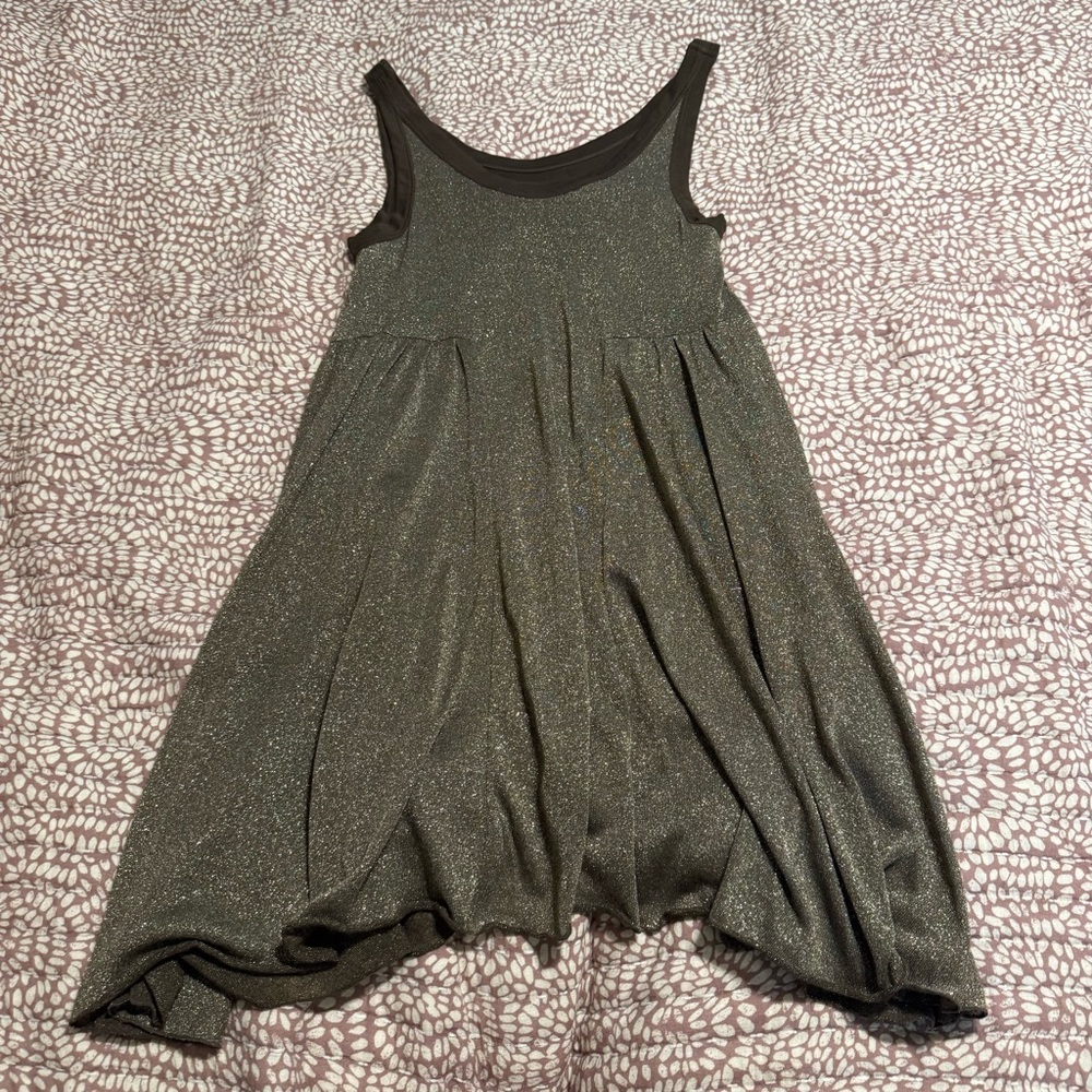 Free People Metallic Chocolate Beach Cruse Dress Size S - Picture 5 of 6